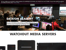 Tablet Screenshot of dataton.com